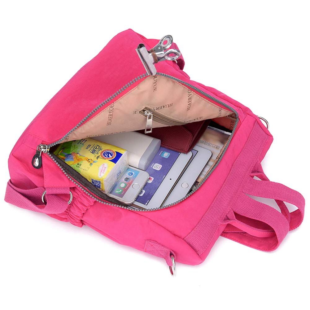 Estwell Women Backpack Ladies Rucksack Handbag Anti-theft Waterproof Nylon School Bag Travel Casual Daypack Fashion Shoulder Bag, Blue