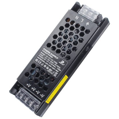 DUSKTEC LED Driver 12V 100W LED Transformer, Slim Power Supply 8.33A, AC 240V to 12V DC Constant Voltage Adapter, for Strip Light Cabinet Lights G4 MR11 MR16 Bulbs