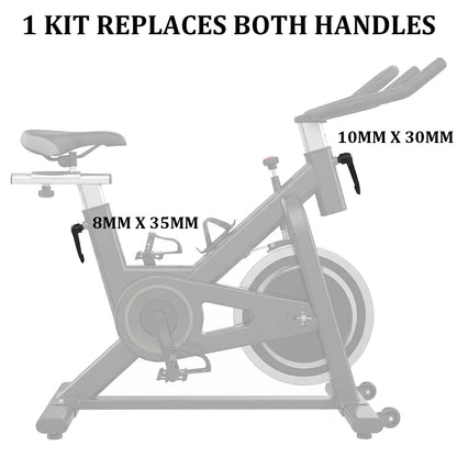 Replacement Seat & Handlebars Slide Adjustment Handles - L Handle for All Bikes + and Cross Training Bike & + (3)
