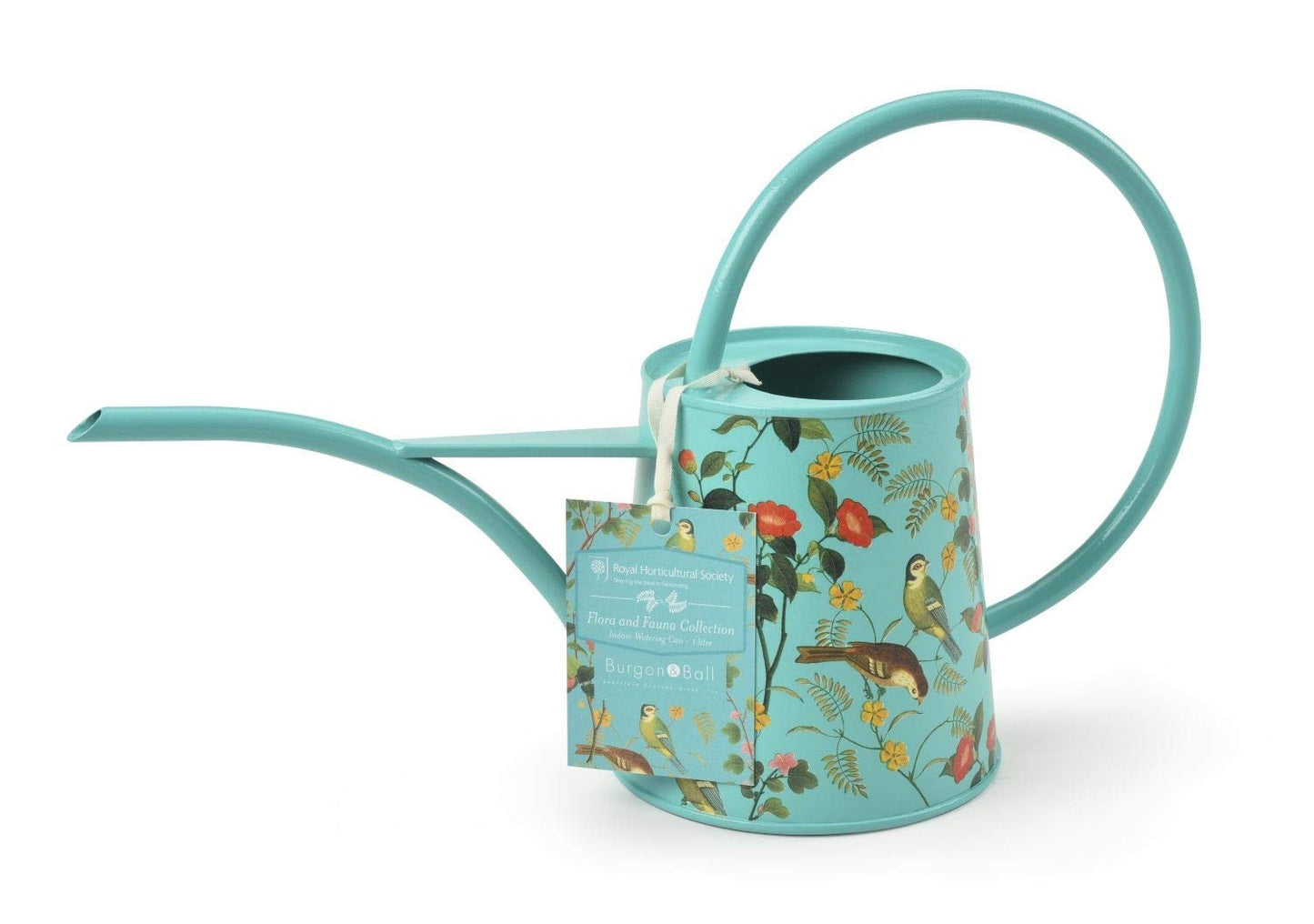 Burgon & Ball Flora and Fauna Indoor Watering Can, 1 Litre Capacity, Green