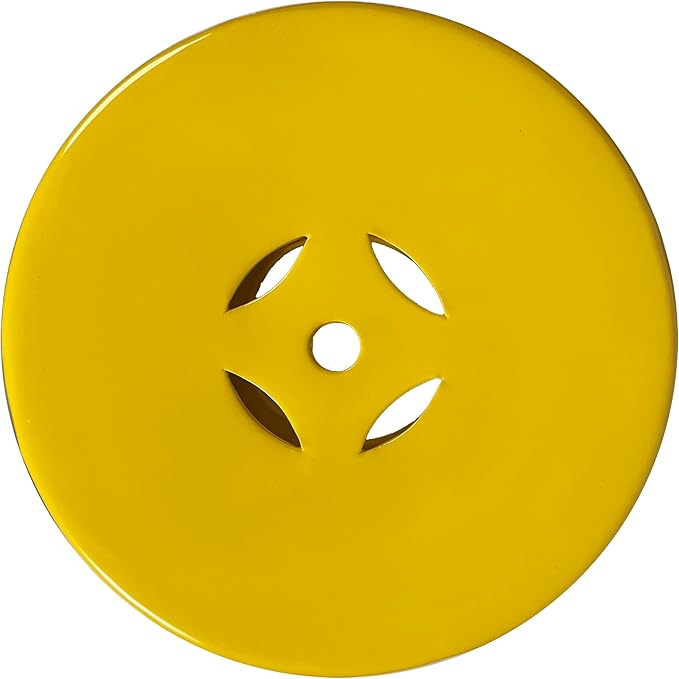 JONATHAN Y TBL1022E Lucky Coins 16" Chinese Ceramic Drum Indoor/Outdoor Garden Stool Bohemian, Coastal, Cottage, French Country, Traditional, for Living Room, Garden Room, Patio, Matte Yellow