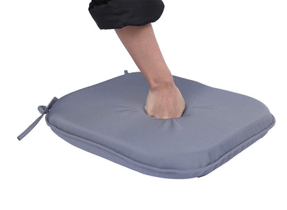RACE LEAF Garden Chair Cushions outdoor seat cushions waterproof cushionsChair Pads,Seat Pads for Dining Chairs,Cover Indoor Outdoor Seat Pad Cushions,for Your Living Room(round Pack of 4, light grey)