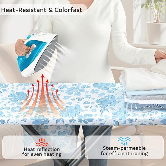 FIOBEE Ironing Board Cover and Pad Extra Thick Iron Board Pad