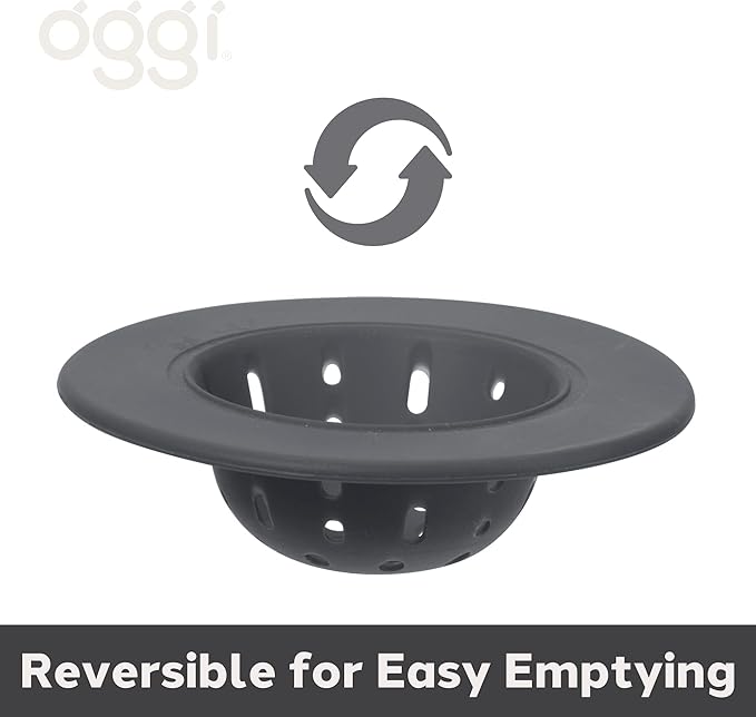 OGGI Silicone Sink Strainer- Great Kitchen Sink Strainer, Sink Drain Strainer