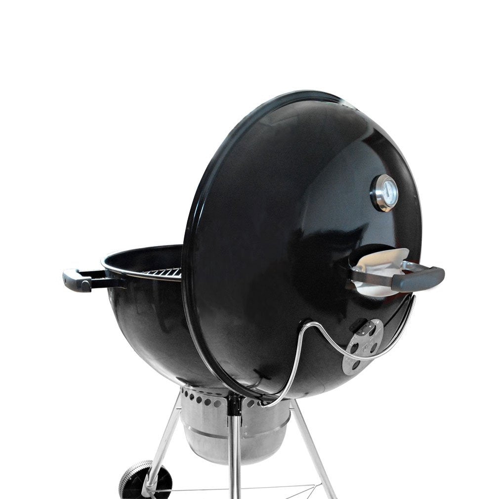 onlyfire Slide-a-Side Must-Have Accessory Stainless Steel Lid Holder Fits for Weber and Most 47CM/57CM/67CM Charcoal Kettle Grills