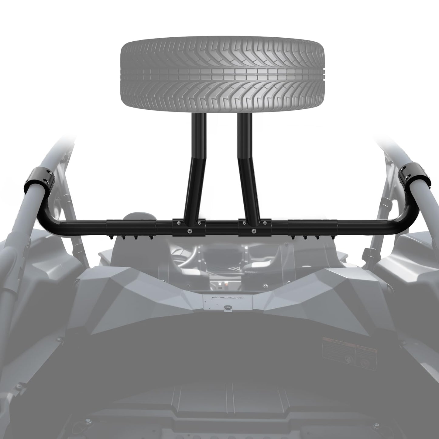 XATVXUTV Spare Tire Carrier for Kawasaki Teryx KRX 1000, Spare Tires Holder Rack Mount for Kawasaki Teryx KRX 1000 2020-2025 Accessories, Fits Up to 37" Tire, Powder-Coated Steel