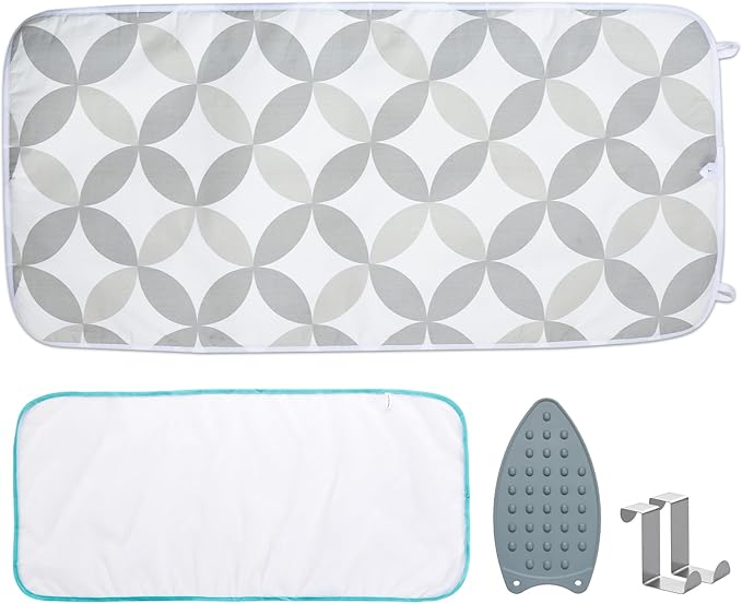 Seiritex Ironing Mat, Portable Ironing Pad 39.4 x 18.9 inch Table Top Iron