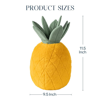 Phantoscope Papaya Shaped Throw Pillow, Fruit Themed Cushion for Couch, Bed and Chair, Pink, 10 x 15 inches