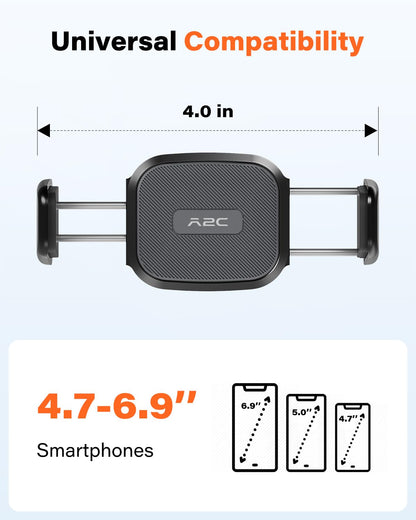 A2C Flexible Phone Holder for Treadmill, Peloton, Stroller, Shopping Cart, Desk, Gooseneck Long Arm Phone Mount for 4.7”-6.9" Smartphones, Portable Gym Accessories Phone Holder, Gift for Men Women