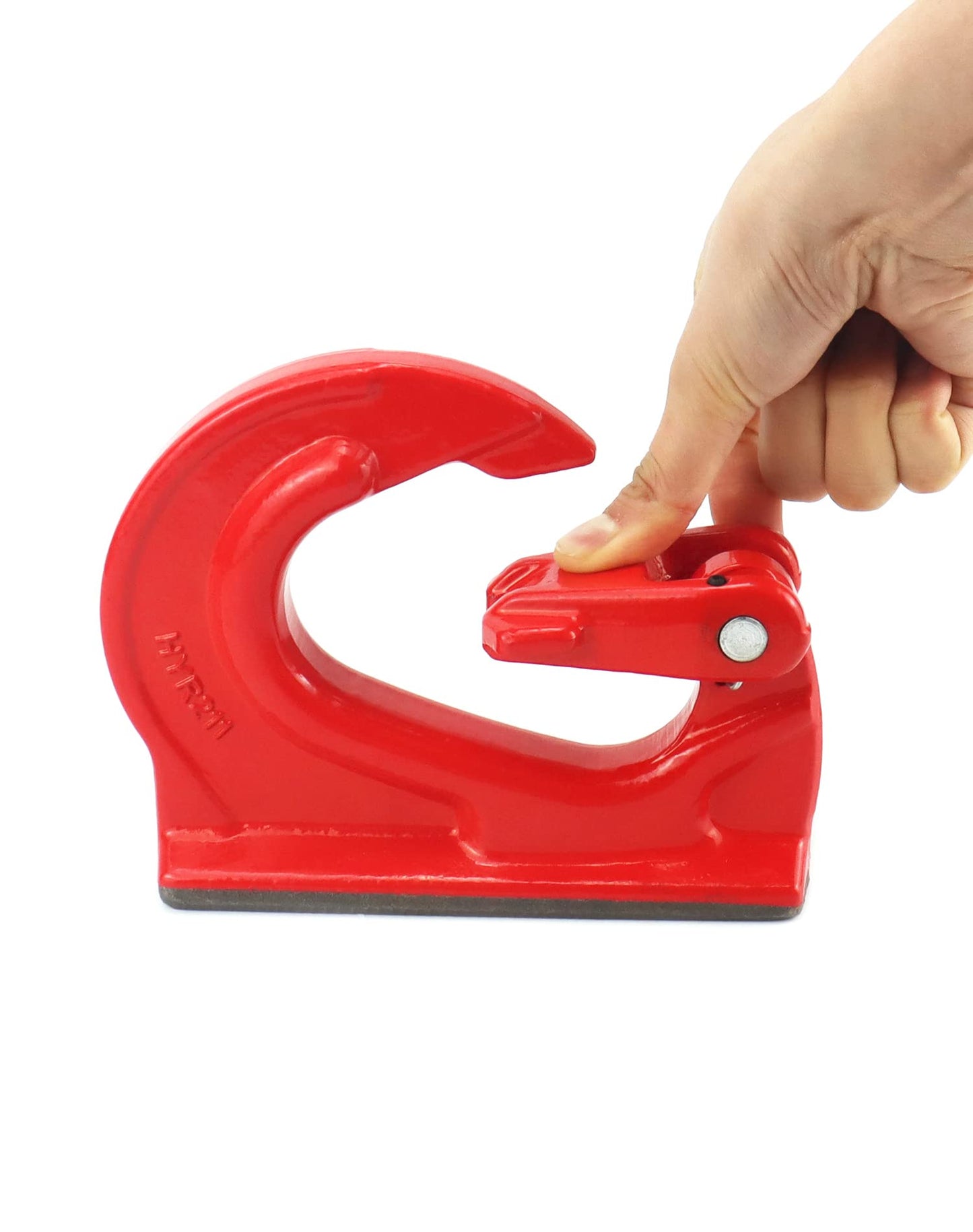 QWORK 5T Heavy Duty Alloy Steel Lifting Hook, Weld-on Anchor Hook, Welding Hooks with Coating Welded on Equipment Providing a Lifting for Wrecker Crane Tractor, 11000lbs