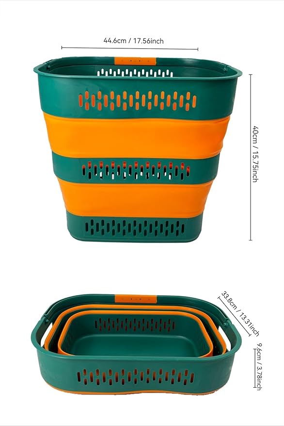 SAMMART 38L Collapsible Laundry Basket
