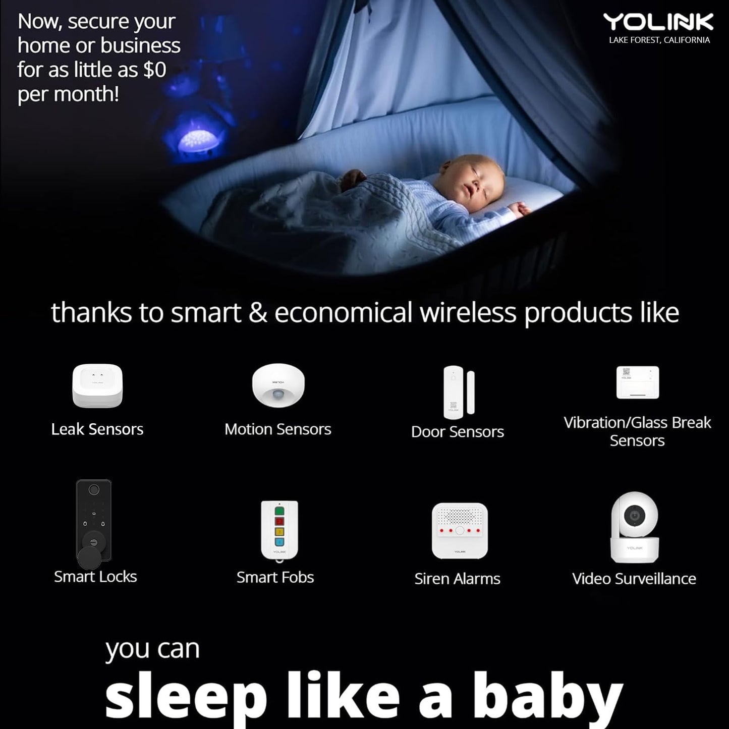 YoLink Hub and Outdoor Security Siren & Smart Alarm Controller Kit - Loud 110 dB, Wireless, Battery-Powered, 1/4 Mile Range, Android-iOS App, Alexa, Google, IFTTT, Home Assistant