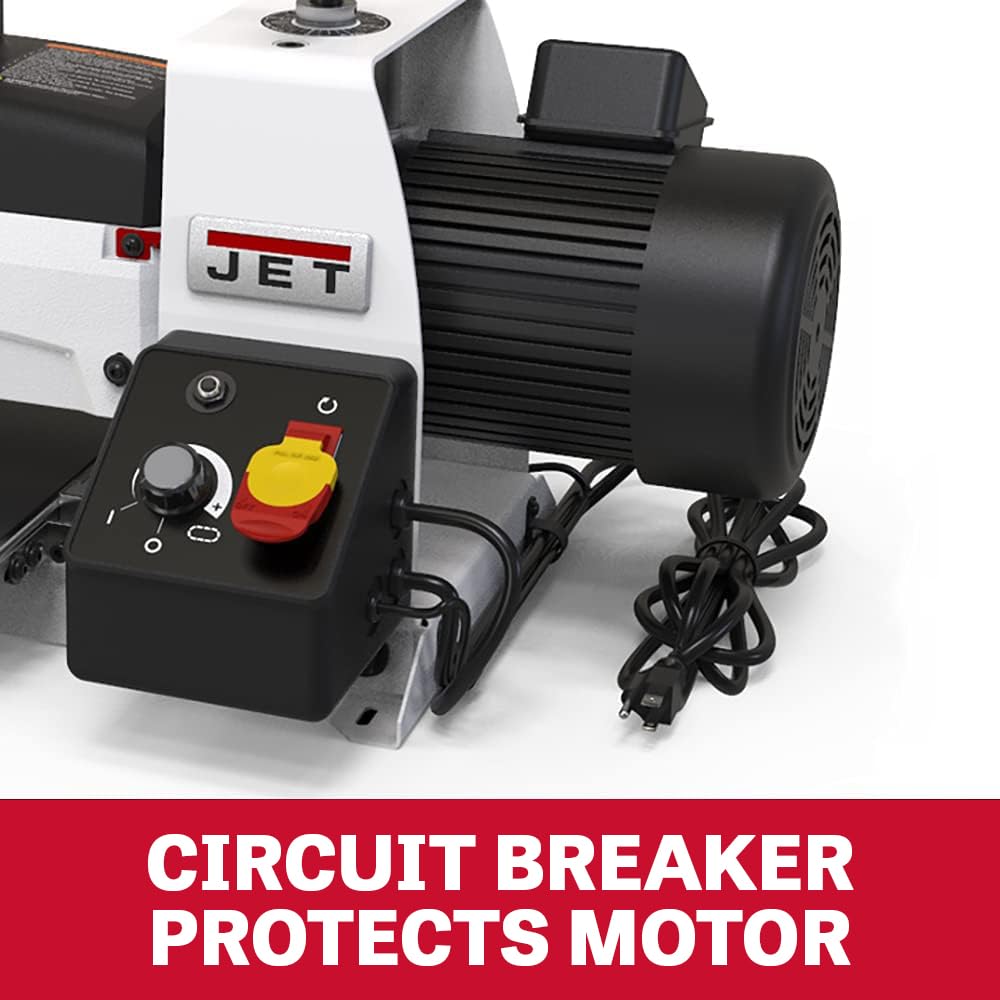 JET 10-Inch Benchtop Drum Sander, 1 HP, 115V 1Ph (Model JWDS-1020)