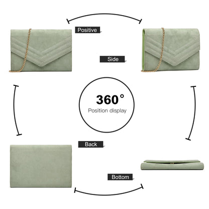Miss Lulu Women's Clutches Evening Bag Handbags for Women Ladies Bags for Wedding Party Prom