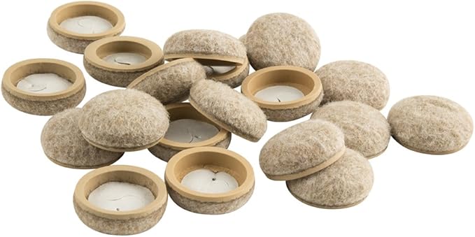 Super Sliders 4318595N Secure Grip Formed Felt Furniture Pads Protect Hard