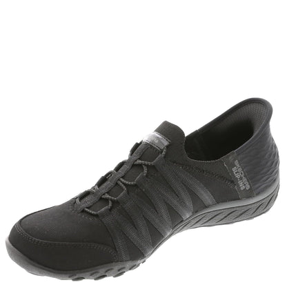 Skechers Women's Breathe-Easy ROLL-with-ME, Black Ripstop/Knit, 7 UK