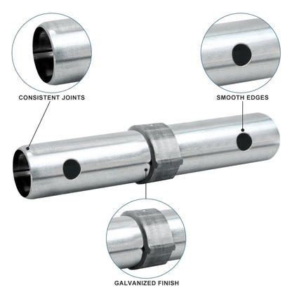 1-5/16"OD Scaffolding Pins, JUKFITA Scaffolding Equipment for Small Building Tasks, 4 Pack Scaffolding Coupling Pins, Includes 8 Spring Retainers