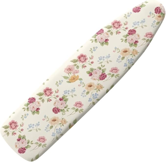Rose Flower Ironing Board Cover, Iron Board Cover Non-Slip Thick Ironing Board
