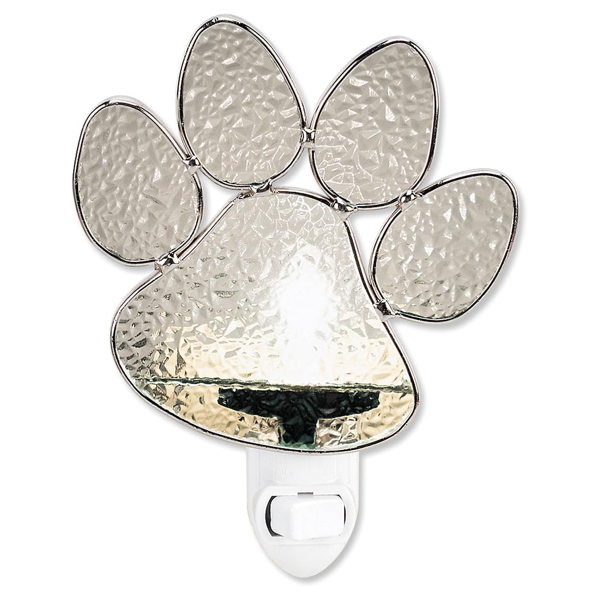 Current Pawprint Night Light- Decorative Plug Into Wall Nightlight, 4 1/4 x 4 1/4”, Great as a Gift or Home décor