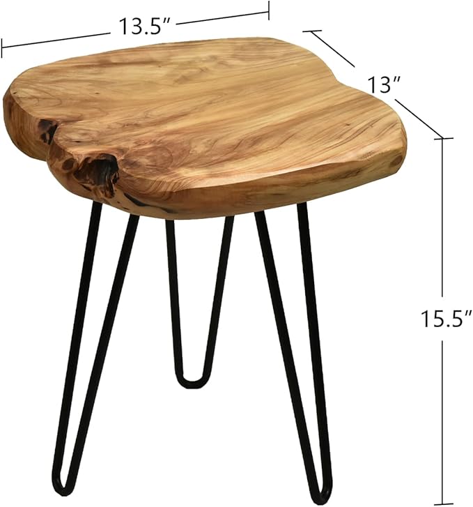 WELLAND Live Edge Side Table