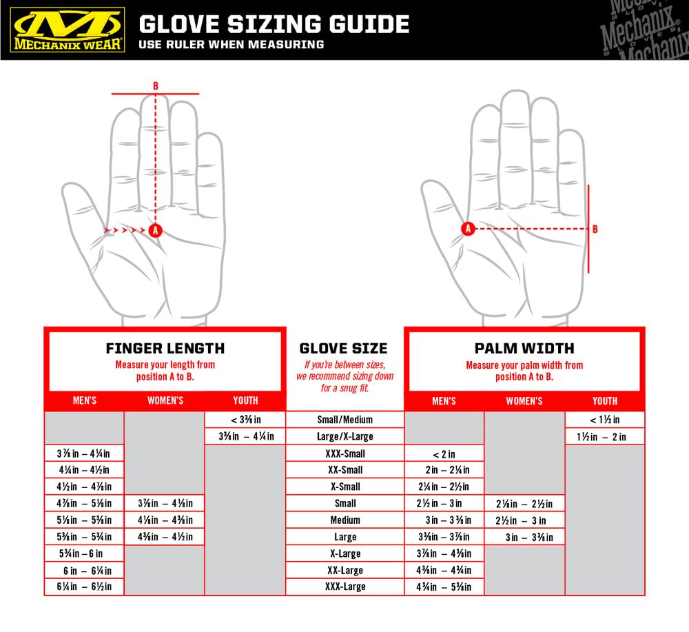 Mechanix Wear - Material4X Original Gloves (Medium, Black/Brown) MG4X-75-009