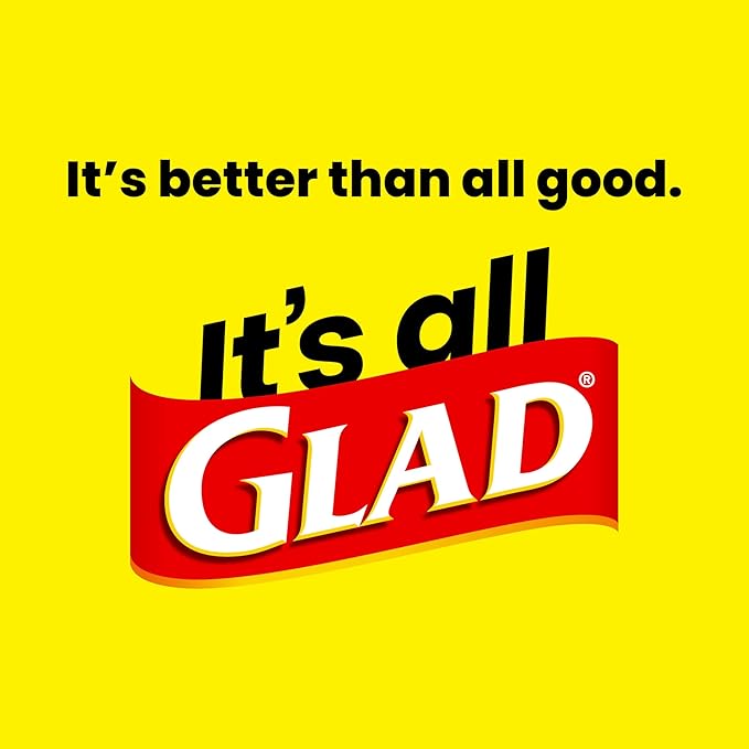 Glad Large 30 Gallon Trash Bags, Clorox Mountain Air Heavy Duty Garbage Bags