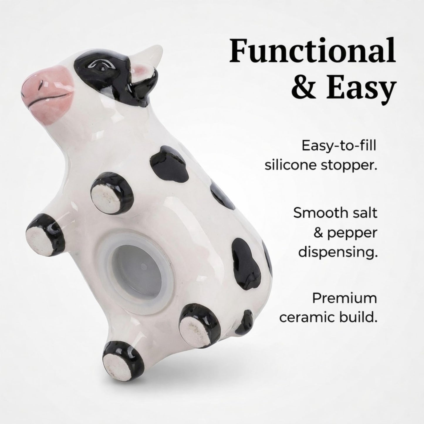The Bridge Collection Country Cow Salt and Pepper Shakers