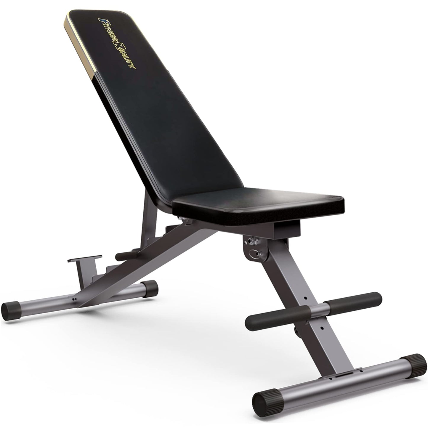 Fitness Reality Adjustable Weight Bench, Press for Incline Decline Workouts & Strength Training - Foldable for Home Gym - 800 Pound Capacity