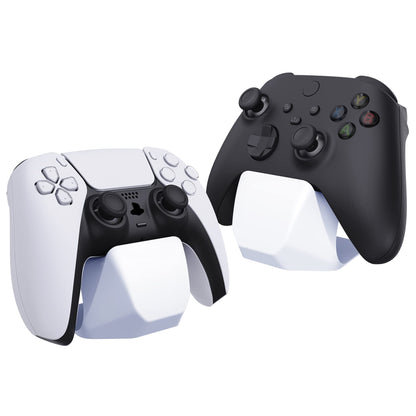 PlayVital Universal Game Controller Stand for Xbox Series X/S Controller, Gamepad Stand for PS5/4 Controller, Display Stand Holder for Switch Pro Controller - White