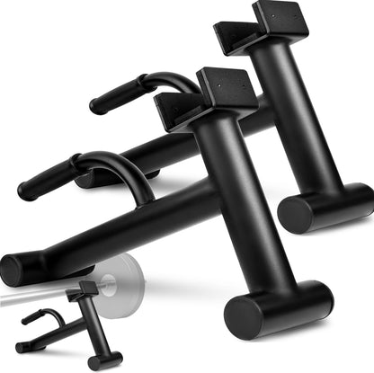 Deadlift Jack Barbell Stand,Barbell Stand for Weight Training Home Gym Easily Unload and Load 600lbs Barbell Plates for Deadlift Exercise (2 PCS)
