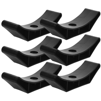BRIGHTFUFU 6Pcs Dumbbell Storage Rack Stable Dumbbell Saddles Replacement Weight Organizer for Home Gym Fitness Equipment 5.90X1.57X0.39In