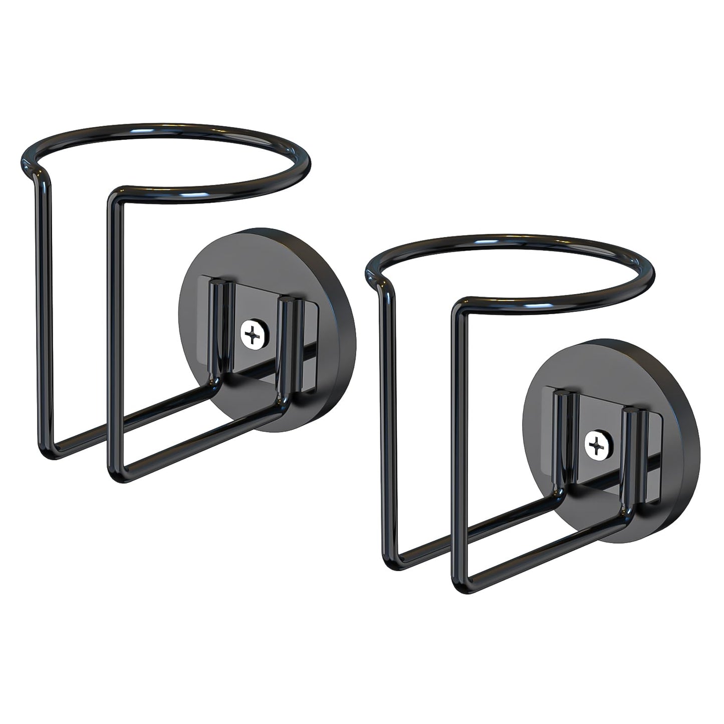 2 Pcs Magnetic Cup Holder, Magnetic Drink Holder for Tractor Refrigerator Treadmill Mower Truck Rv Boat Metal Surface