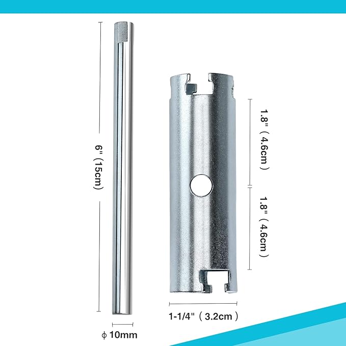 DURATECH Basket Strainer Wrench, Universal Sink Strainer Wrench