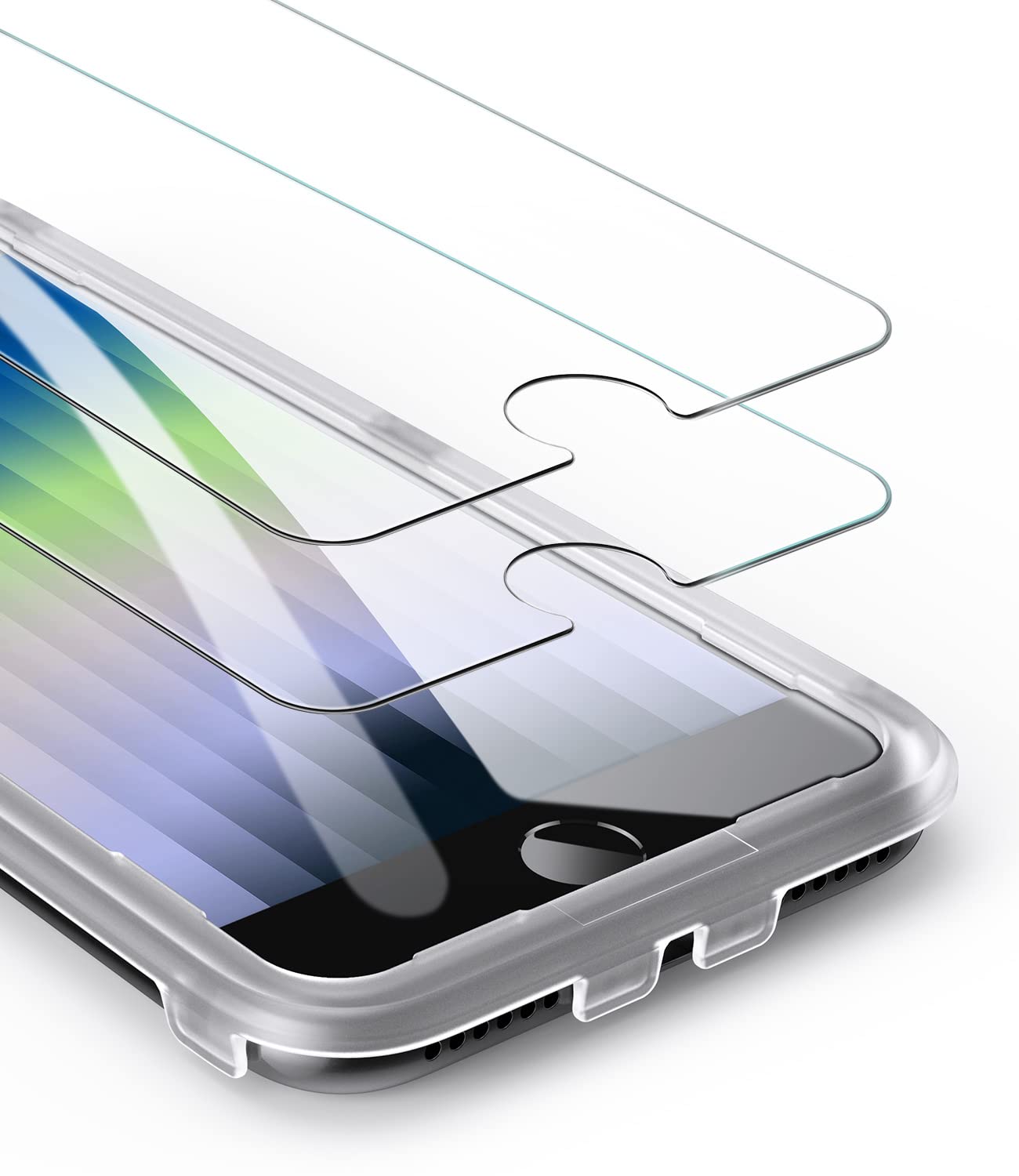 UNBREAKcable 2-Pack Screen Protector for iPhone 16e/13/13 Pro/14, Double Shatterproof Tempered Glass [Easy Installation] [9H Hardness] [99.99% HD] [Case Friendly] for Apple 13 Pro/13/14/16e 6.1 inch