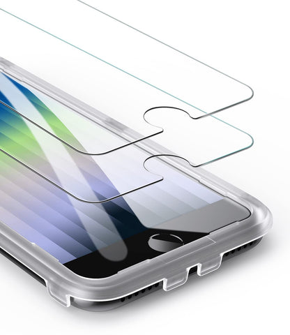 UNBREAKcable 2-Pack Screen Protector for iPhone 16e/13/13 Pro/14, Double Shatterproof Tempered Glass [Easy Installation] [9H Hardness] [99.99% HD] [Case Friendly] for Apple 13 Pro/13/14/16e 6.1 inch