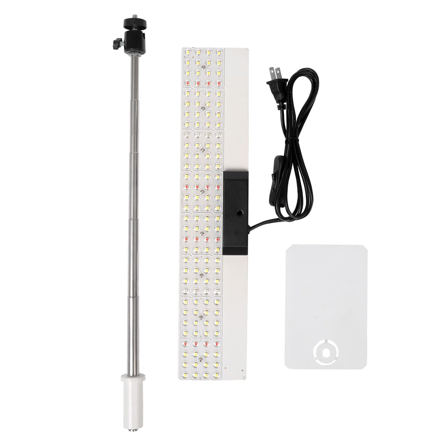 JCBritw 60W LED Grow Light on Stand for Indoor Plants, Desktop Plant Growing Lamp Full Spectrum with IR, 90 Degree Lens Tabletop Plant Light for Seed Starting, Seedlings, Veg, Fruits and Flower