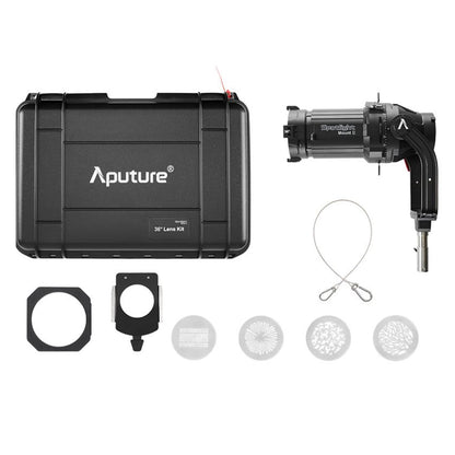 Aputure Spotlight Mount II 36° Lens Kit Ellipsoidal Projection Lens Modifier Compatible with Storm 400x 700x Amaran Halo 600x, 300x 200x and Ray 360c 660c Bowens Mount LED Light Under of 800W