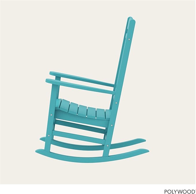 POLYWOOD Presidential Rocking Chair in Aruba