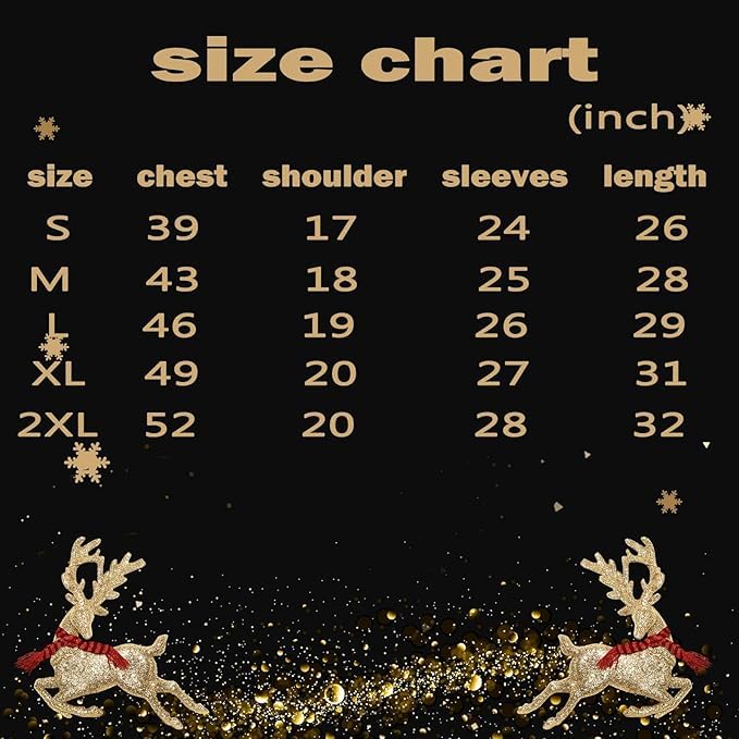 Colorful House Women Men Ugly Christmas Jumper Sweater, 3D Digital Print Sweatshirt(Reindeer,Medium)