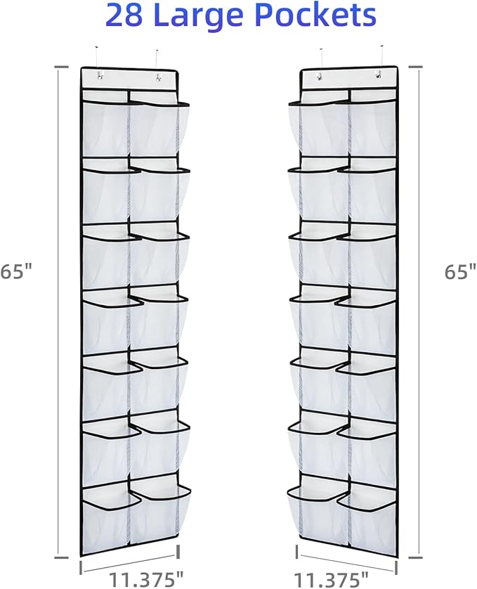 KEEPJOY Over the Door Shoe Organizer, Hanging Shoe Organizer