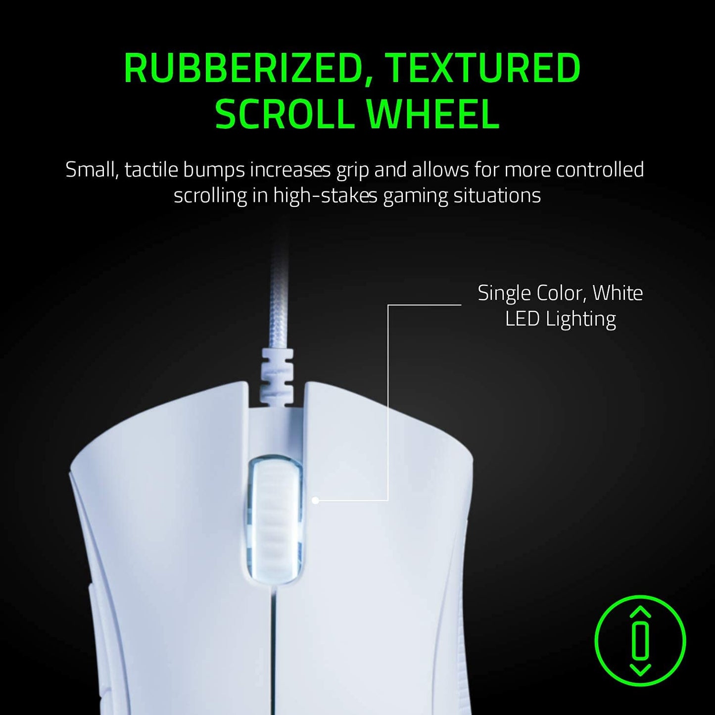 Razer DeathAdder Essential Gaming Mouse: 6400 DPI Optical Sensor - 5 Programmable Buttons - Mechanical Switches - Rubber Side Grips - Classic Black