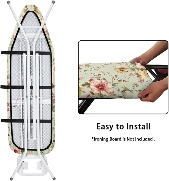Pink Floral Ironing Board Cover