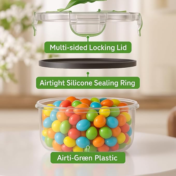 RockBerry 56 PCS Food Storage Containers