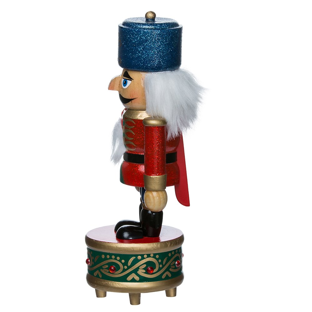 Kurt Adler Wooden Musical Soldier Nutcracker, 8.5-Inch