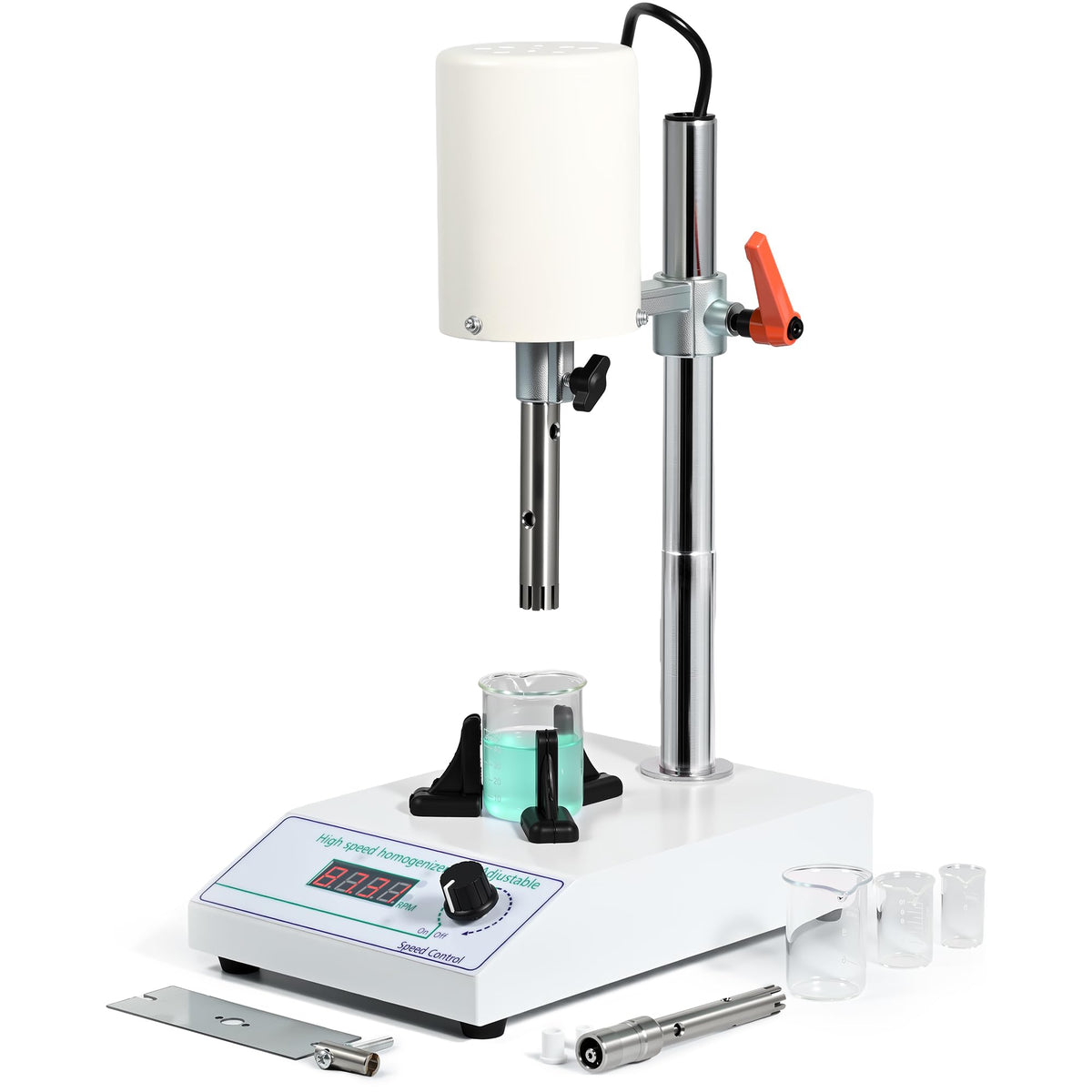 High Speed Homogenizer 8000-22000rpm Speed Adjustable Lab Emulsifier Disperser 110V