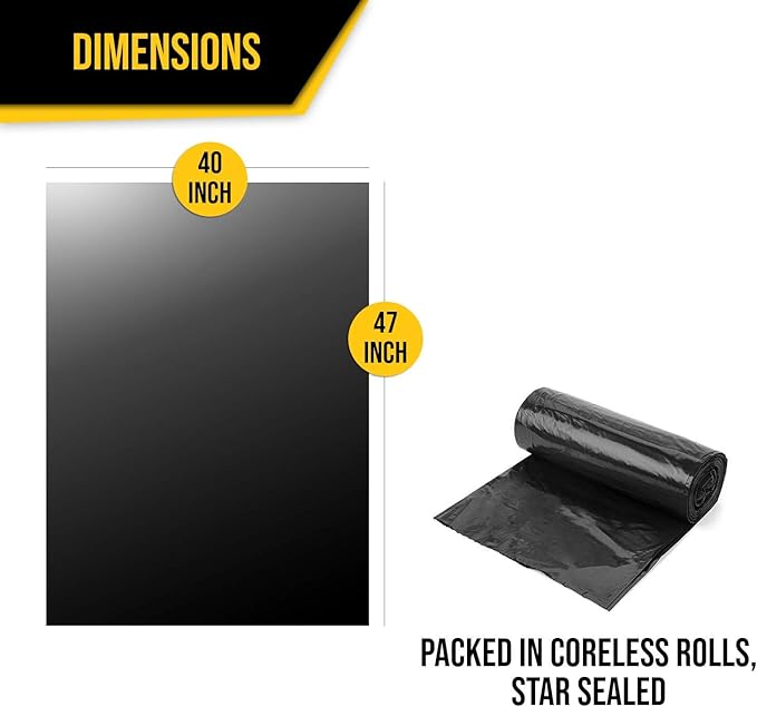 Aluf Plastics RCM-4047XX Coex Low Density Blend Star Seal Bag on Coreless Roll