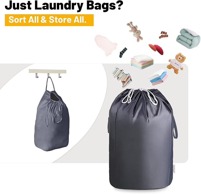 MCleanPin 140L Washable Laundry Bags