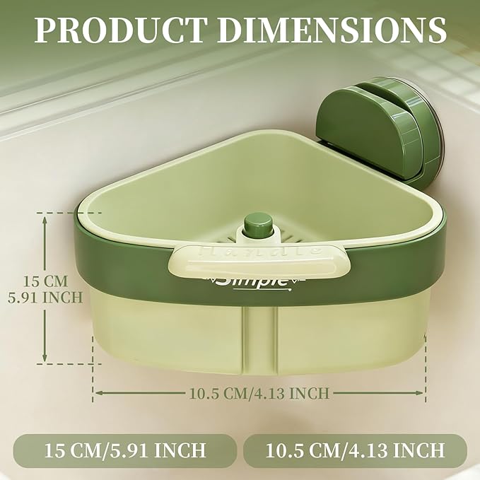 2026 New Suction Cup Sink Strainer | Corner Sink Strainer | Sinks Trash Food