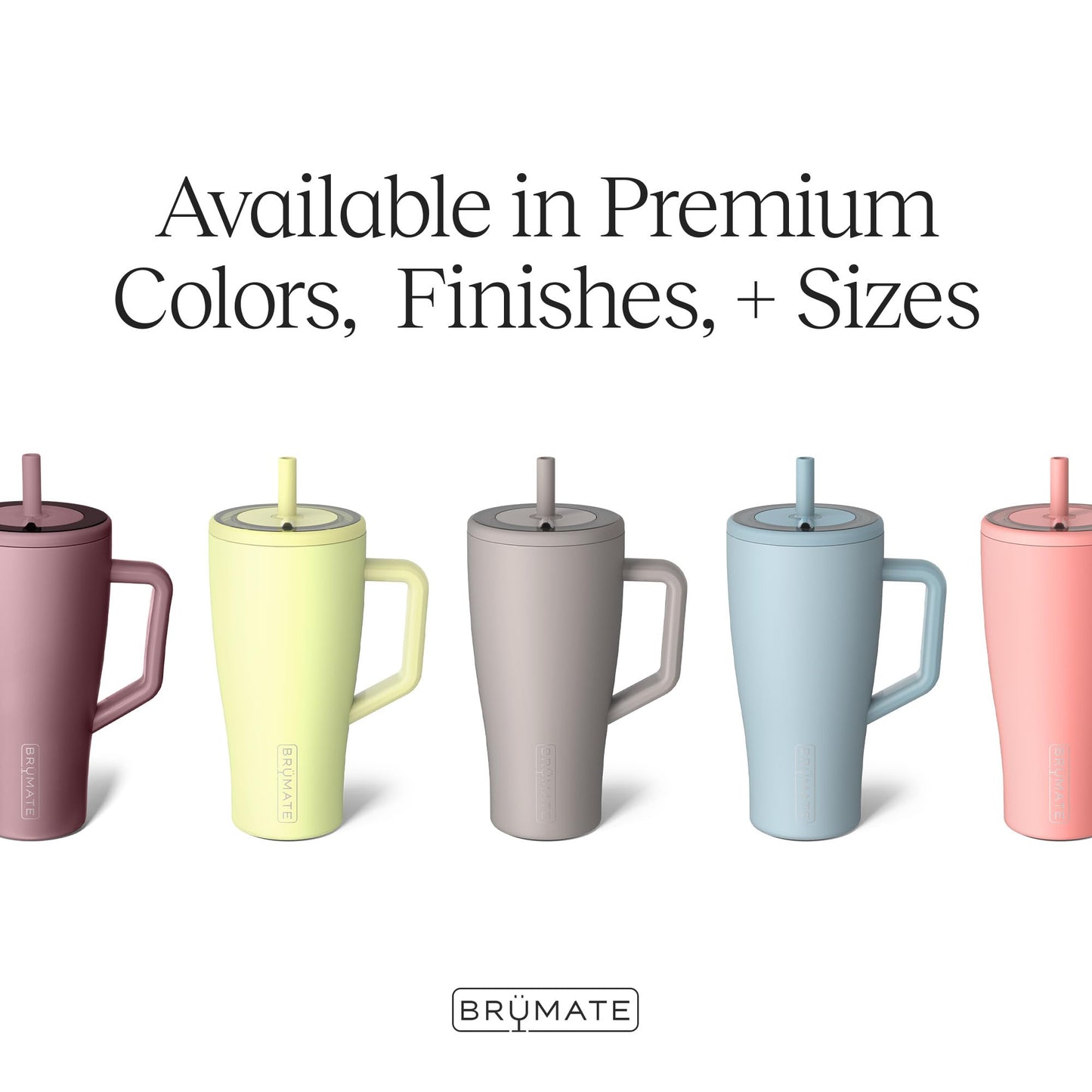 BrüMate Era 30 oz Tumbler with Handle & Straw | 100% Leakproof Insulated Water Bottle Tumbler with Lid & Flexible SoftSip Straw | Made of Stainless Steel | Cup Holder Friendly | 30oz (Onyx Leopard)