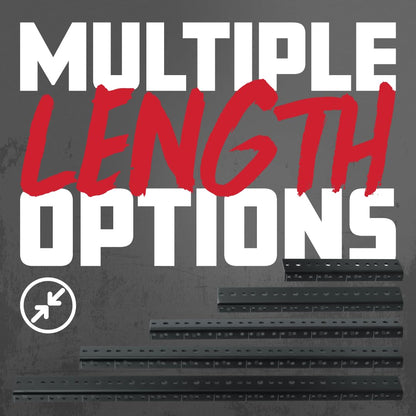 Gator Rackworks Heavy Duty Steel Rack Rail Set, 4U Rack Size (GRW-RACKRAIL-04U)